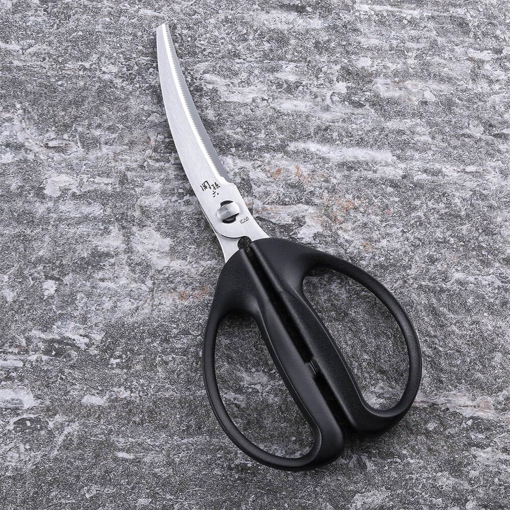 Amazon｜貝印 KAI キッチンバサミ 関孫六 分解 カーブ レギュラー